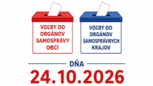 Voľby do orgánov samosprávy obcí a orgánov samosprávnych krajov 24.10.2026